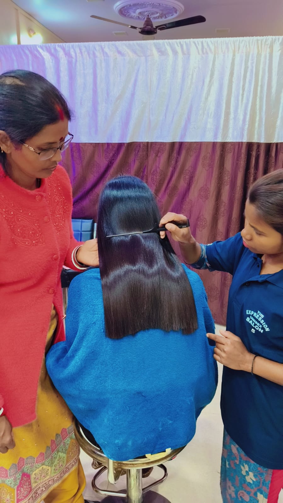 Expressions salon real transformation moment 15