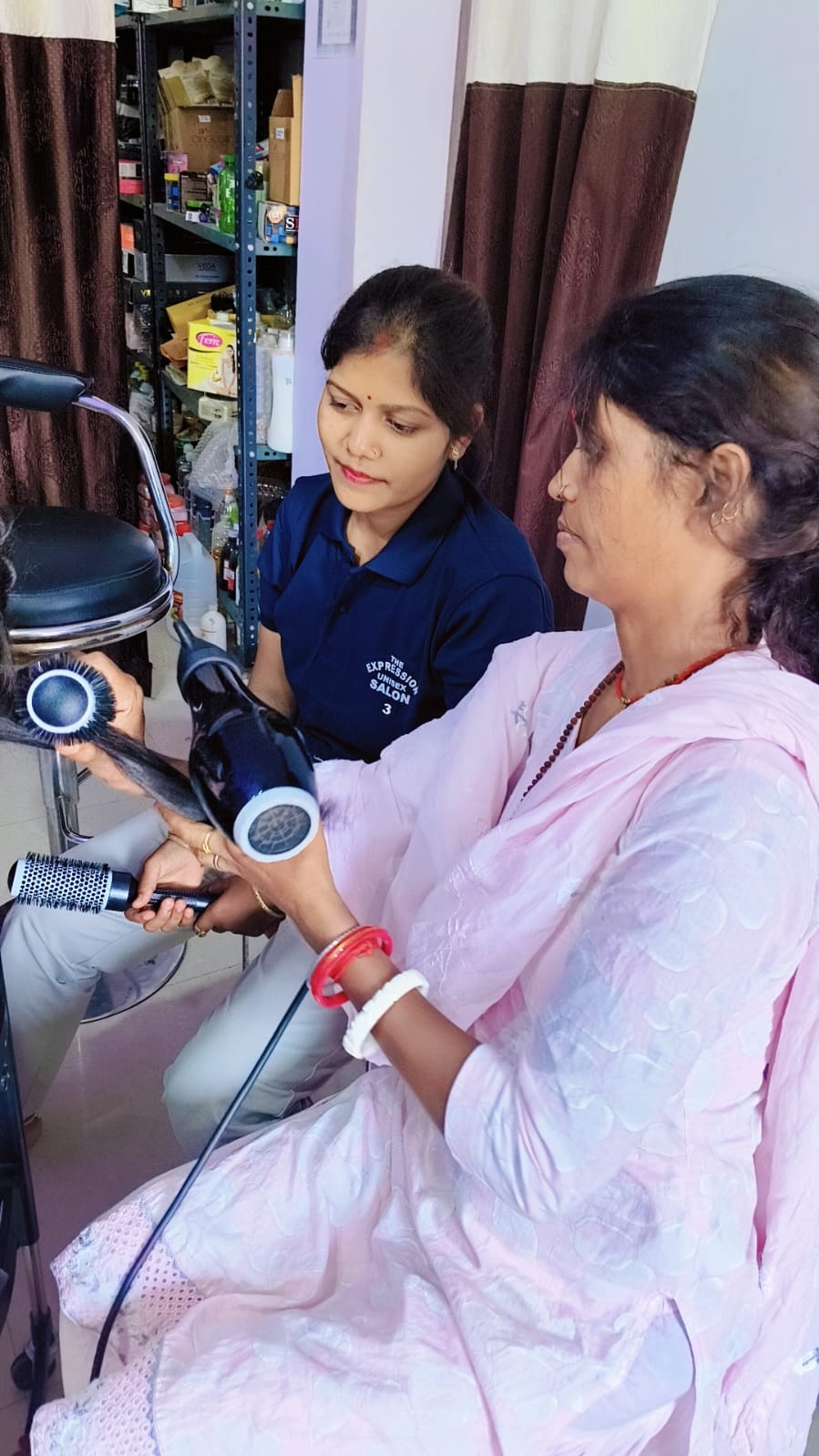 Academy learner receiving live guidance from trainer