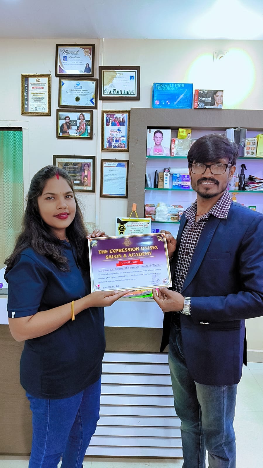 Academy certificate presentation