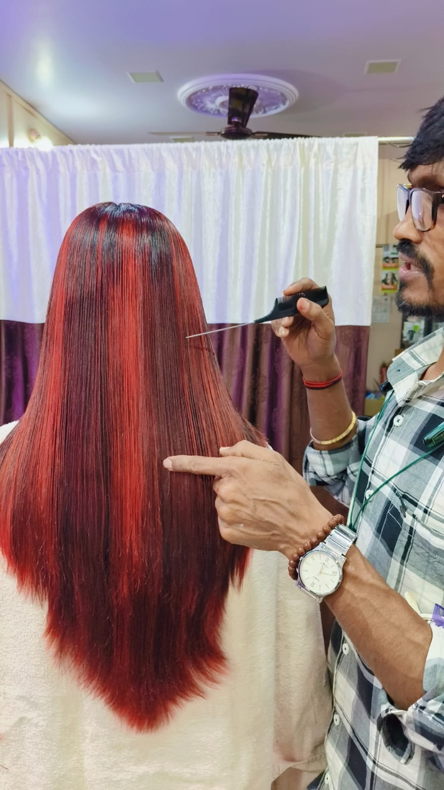 Expressions salon real transformation moment 71